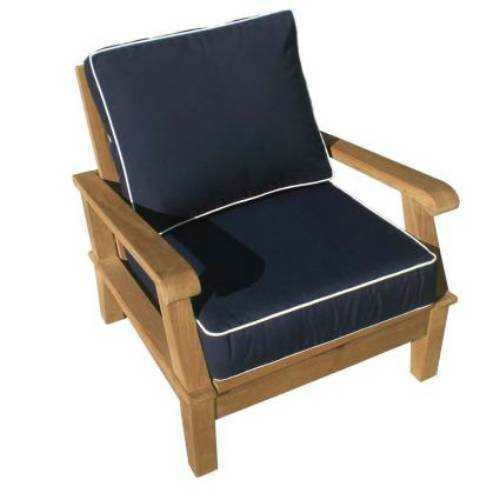 Royal Teak Collection Miami Cushion Adjustable Lounge Chair