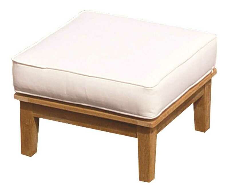Royal Teak Collection Miami Cushion Ottoman Royal Teak Collection Miami Cushion Ottoman