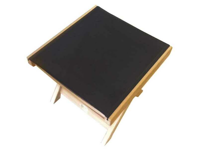 Royal Teak Collection Florida Black Sling Footrest Royal Teak Collection Florida Black Sling Footrest