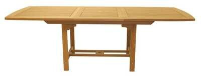 Royal Teak Collection Expansion 72''W x 39''D Rectangular Family Dining Table