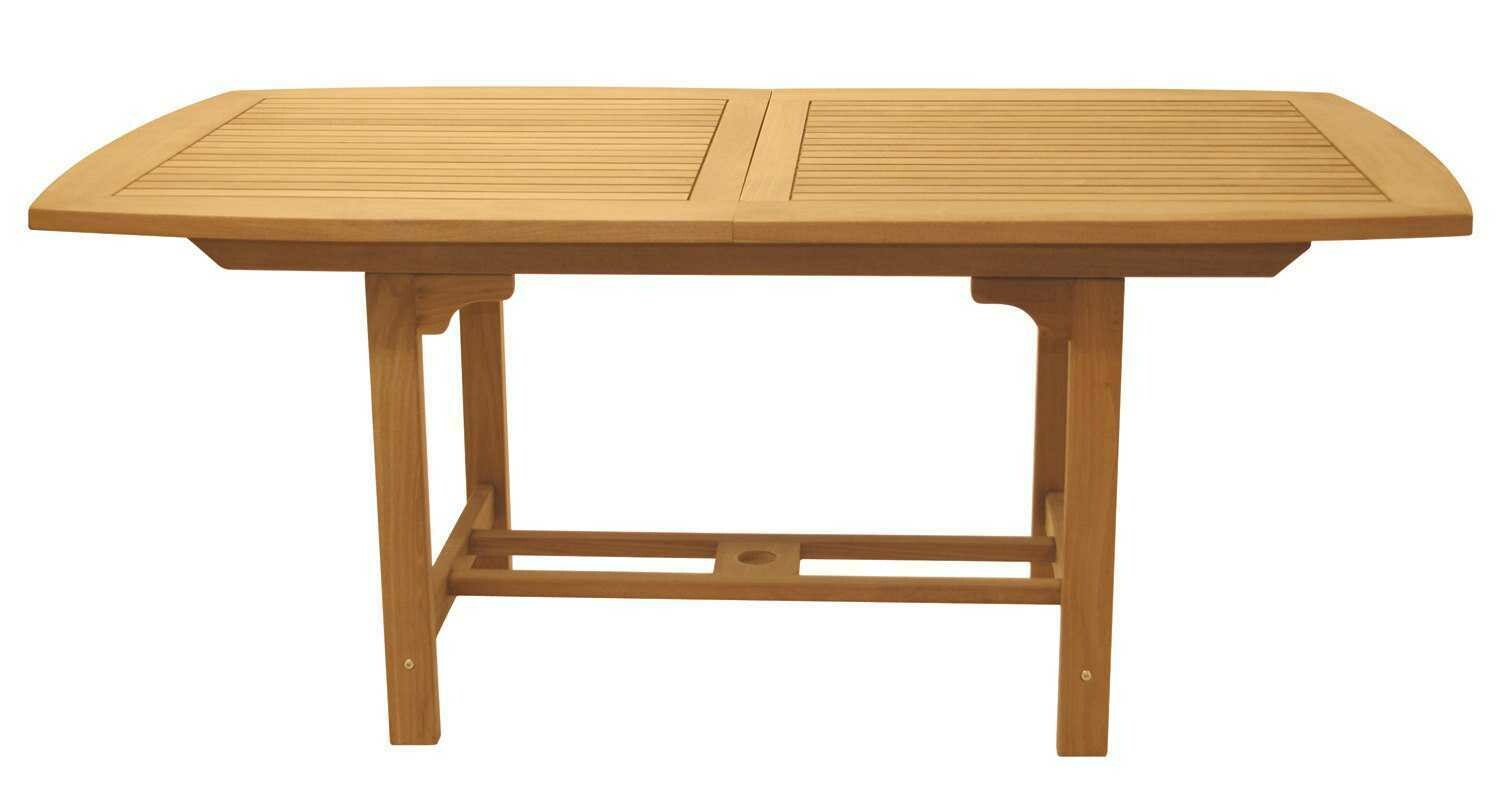 Royal Teak Collection Expansion 60''W x 35''D Rectangular Family Dining Table