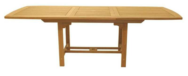 Royal Teak Collection Expansion 96''W x 39''D Rectangular Family Dining Table