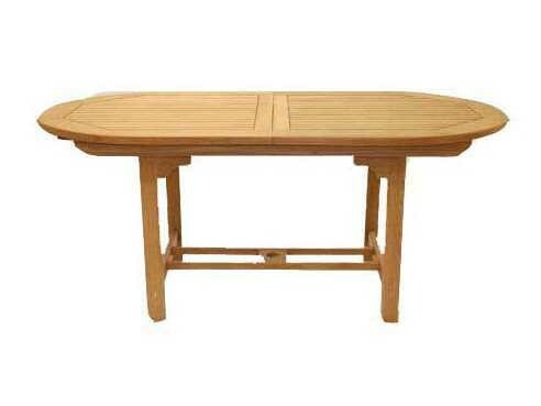 Royal Teak Collection Expansion 60''W x 35''D Oval Family Dining Table