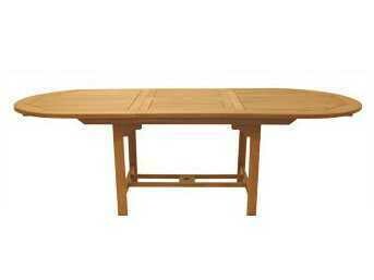 Royal Teak Collection Expansion 72''W x 39''D Oval Family Dining Table