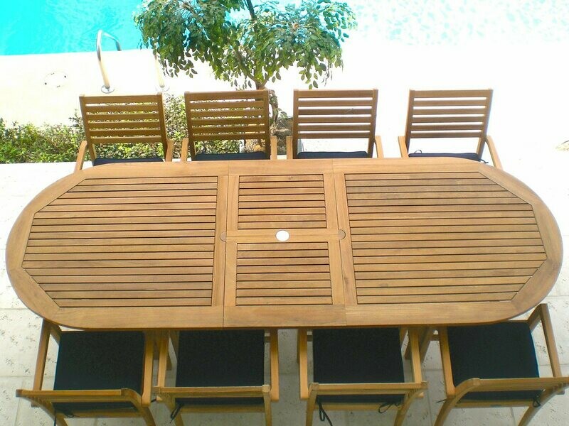 Royal Teak Collection Classic Teak Casual Patio Dining Set Royal Teak Collection Classic Teak Casual Patio Dining Set