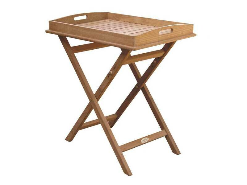 Royal Teak Collection Tray on Stand Royal Teak Collection Tray on Stand