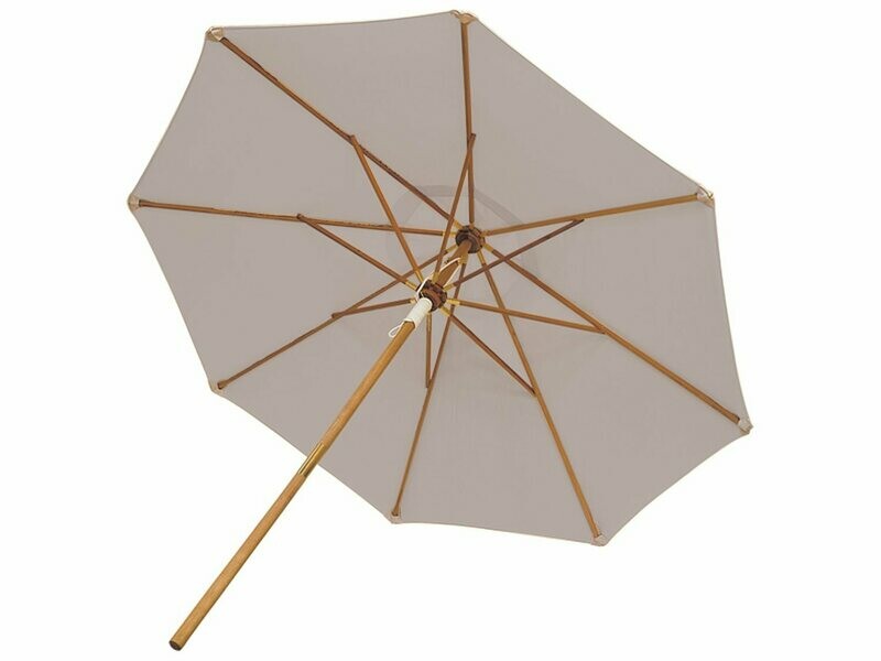 Royal Teak Collection 10' Deluxe Umbrella-Granite (Olefin Fabric) Royal Teak Collection 10' Deluxe Umbrella-Granite (Olefin Fabric)