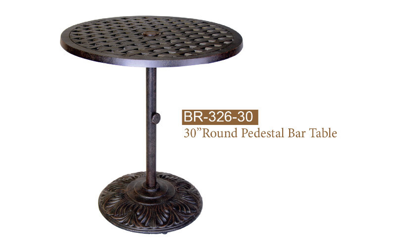 Bar Table W/Pedestal 30