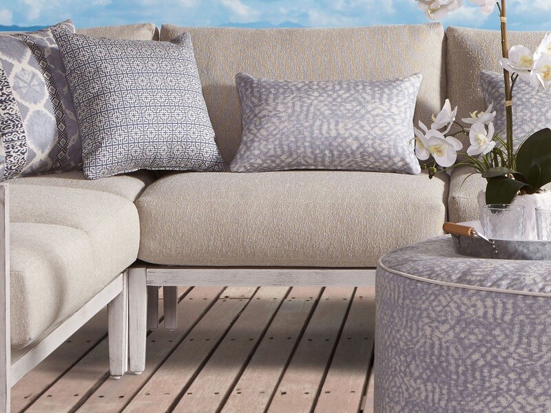 South Sea Rattan Veda Aluminum Sectional Lounge Set South Sea Rattan Veda Aluminum Sectional Lounge Set