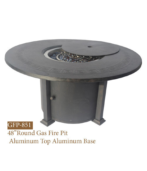 GFP Collection Round Gas Fire Pit