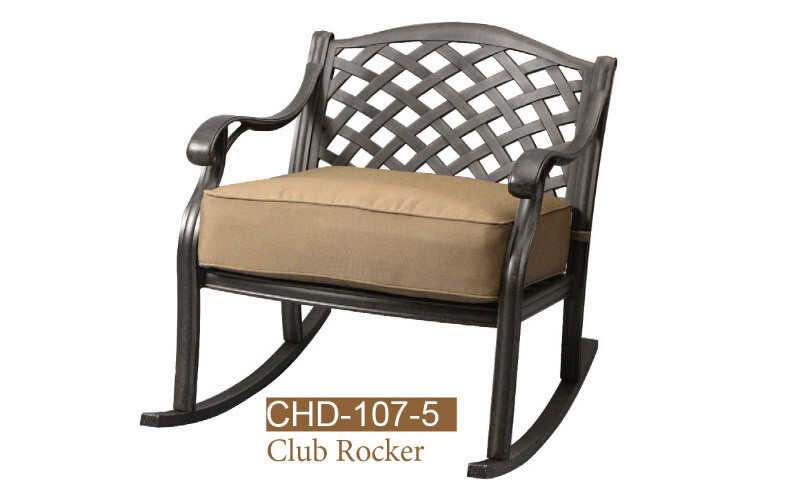 New Providence Fully Welded Club Rocker Chair