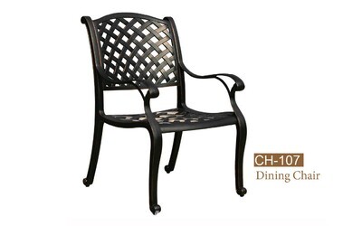 New Providence 37" Cast Aluminum Dining Chair
