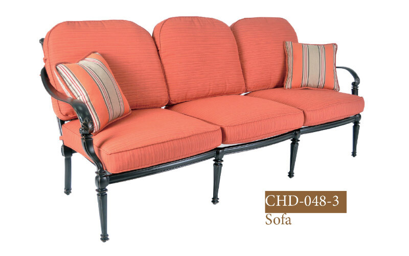 Messina Collection Fully Welded Deep Seating Sofa Messina Collection Fully Welded Deep Seating Sofa