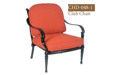 Messina Collection Fully Welded Deep Seating Club Chair