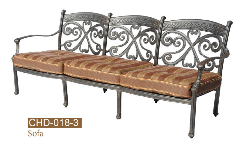 Monarch Collection Fully Welded Deep Seating Sofa Monarch Collection Fully Welded Deep Seating Sofa