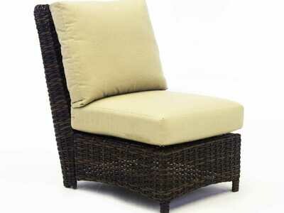 South Sea Rattan St Tropez Wicker Modular Lounge Chair