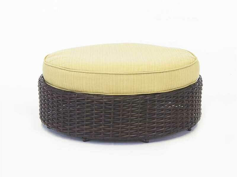 South Sea Rattan St Tropez Wicker Ottoman South Sea Rattan St Tropez Wicker Ottoman