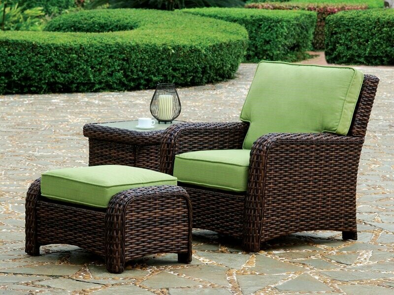 South Sea Rattan Saint Tropez Wicker Lounge Set South Sea Rattan Saint Tropez Wicker Lounge Set