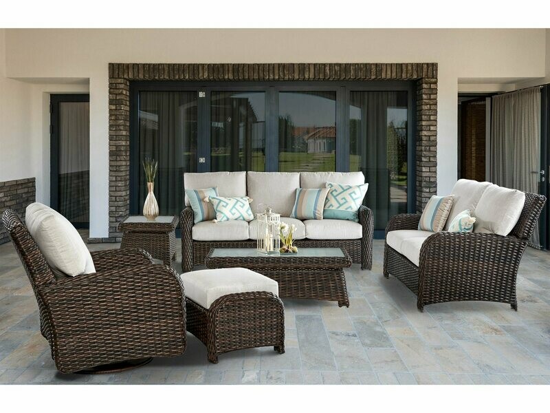 South Sea Rattan Saint Tropez Wicker Lounge Set South Sea Rattan Saint Tropez Wicker Lounge Set
