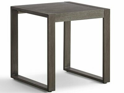 South Sea Rattan Ryan Aluminum 24'' Wide Square End Table