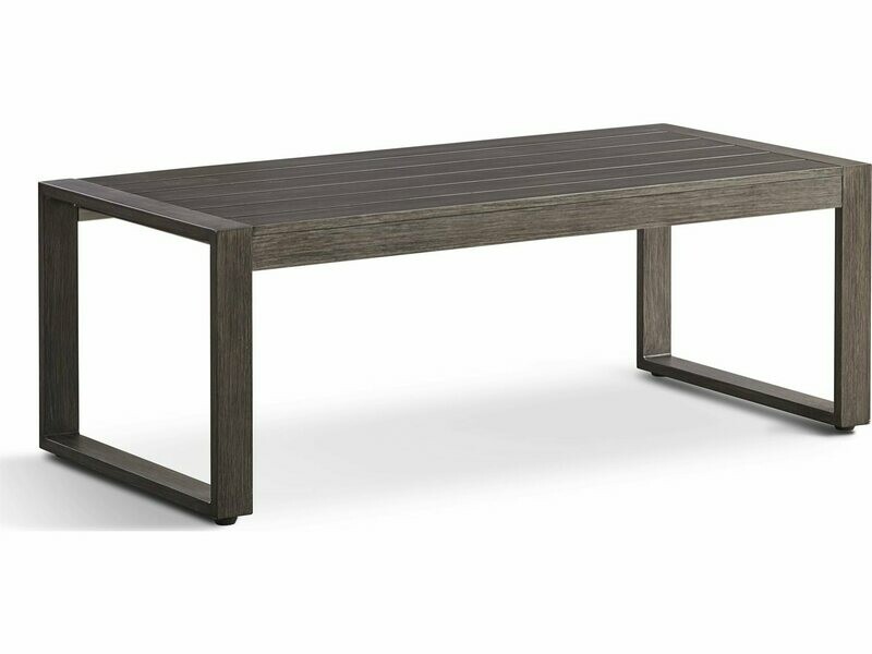 South Sea Rattan Ryan Aluminum 51''W x 28''D Rectangular Coffee Table South Sea Rattan Ryan Aluminum 51''W x 28''D Rectangular Coffee Table