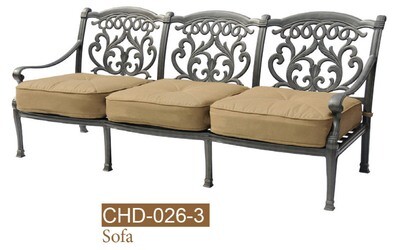 Valencia Collection Fully Welded Deep Sofa