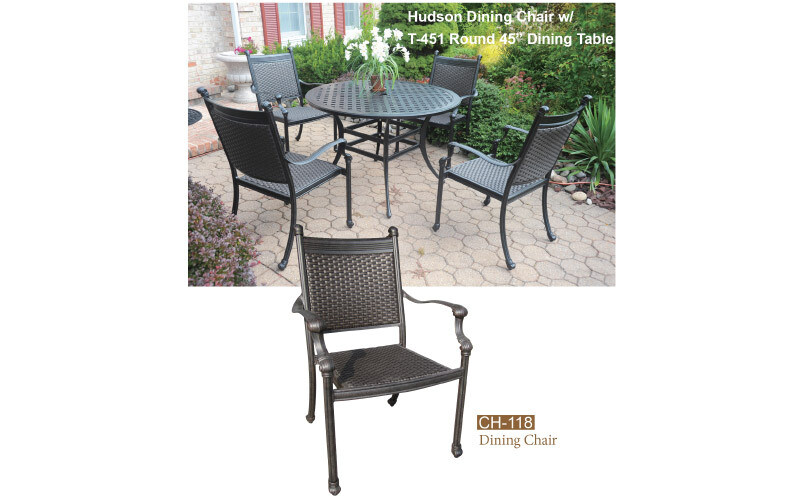 Hudson Collection Fully Welded Dining Chair Hudson Collection Fully Welded Dining Chair