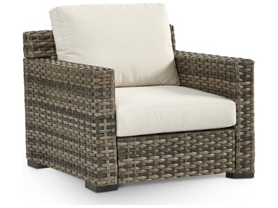 South Sea Rattan New Java Wicker Sandstone Lounge Chair