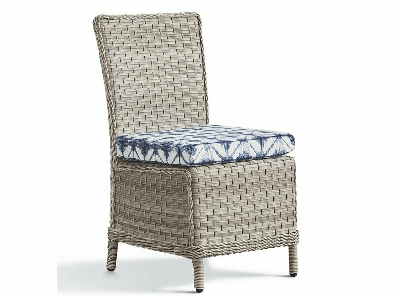 South Sea Rattan Mayfair Wicker Pebble Dining Side Chair South Sea Rattan Mayfair Wicker Pebble Dining Side Chair