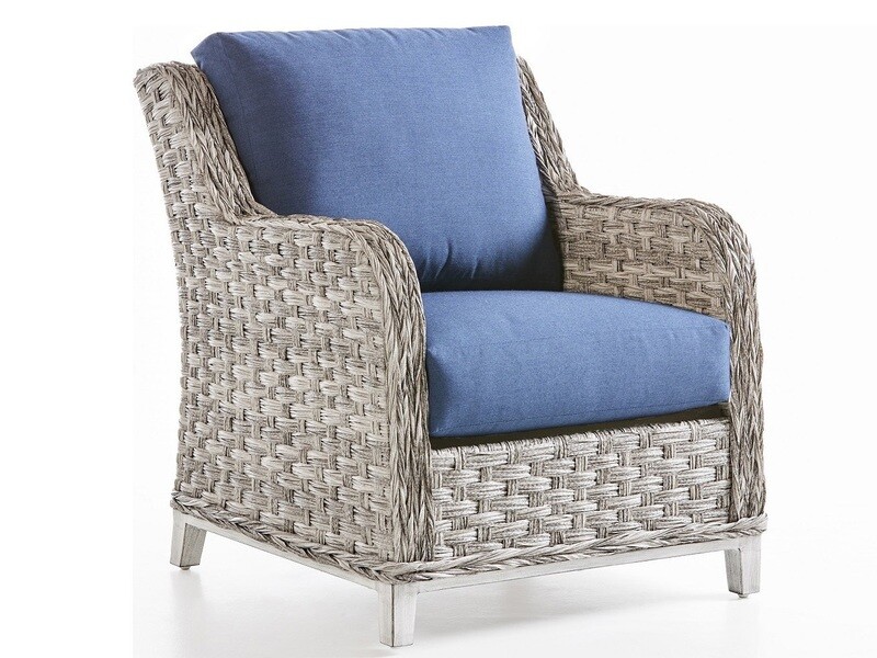 South Sea Rattan Grand Isle Wicker Lounge Chair South Sea Rattan Grand Isle Wicker Lounge Chair