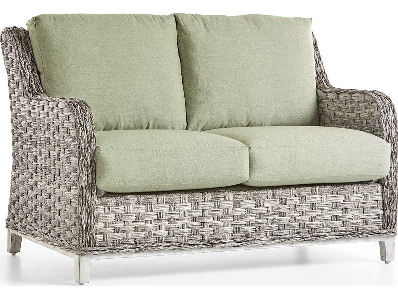 South Sea Rattan Grand Isle Wicker Loveseat South Sea Rattan Grand Isle Wicker Loveseat