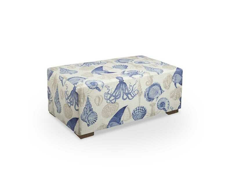 South Sea Rattan Rectangular Coffee Ottoman South Sea Rattan Rectangular Coffee Ottoman