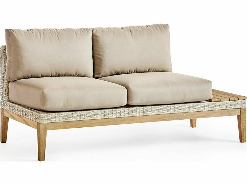 South Sea Rattan Candace Wicker Terra Right Arm Loveseat South Sea Rattan Candace Wicker Terra Right Arm Loveseat