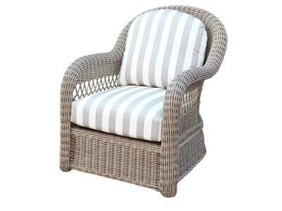 South Sea Rattan Arcadia Wicker Driftwood Lounge Chair