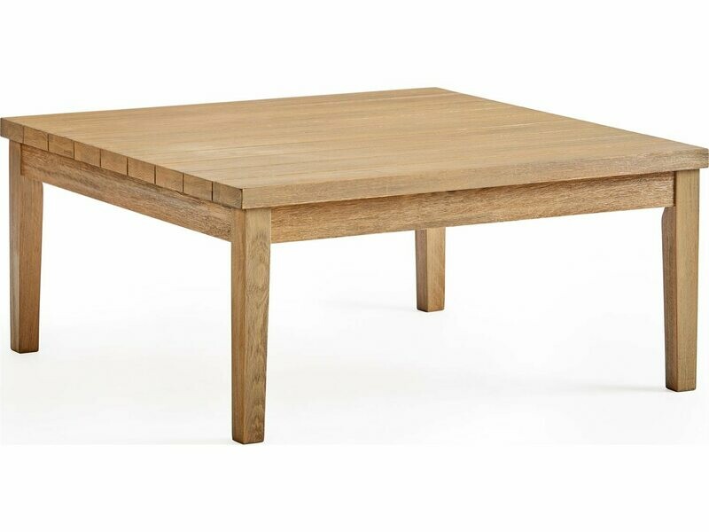 South Sea Rattan Candace Wood 36'' Wide Square Coffee Table South Sea Rattan Candace Wood 36'' Wide Square Coffee Table