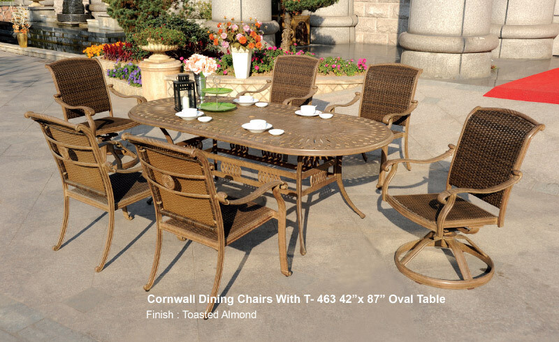Cornwall Collection 7pc Oval Dining Set