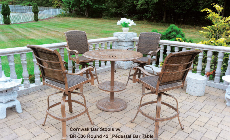 Cornwall Collection 5pc Bar Bistro Set Cornwall Collection 5pc Bar Bistro Set