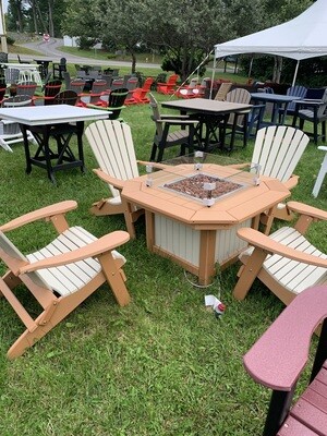 Poly furniture price each Adirondack chair