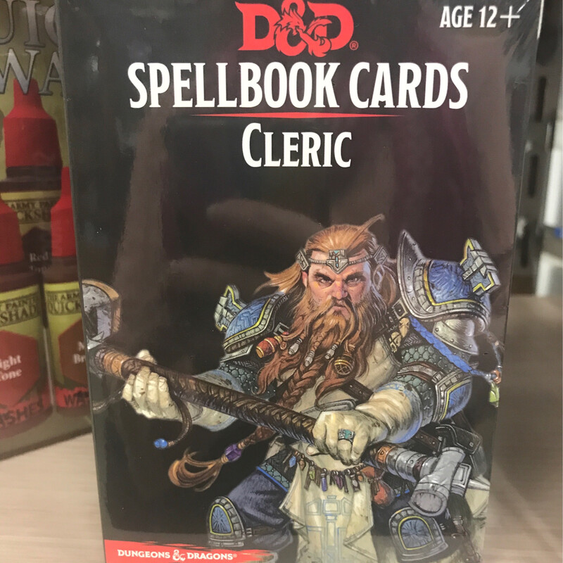 D&amp;D Spellbook Cards Cleric