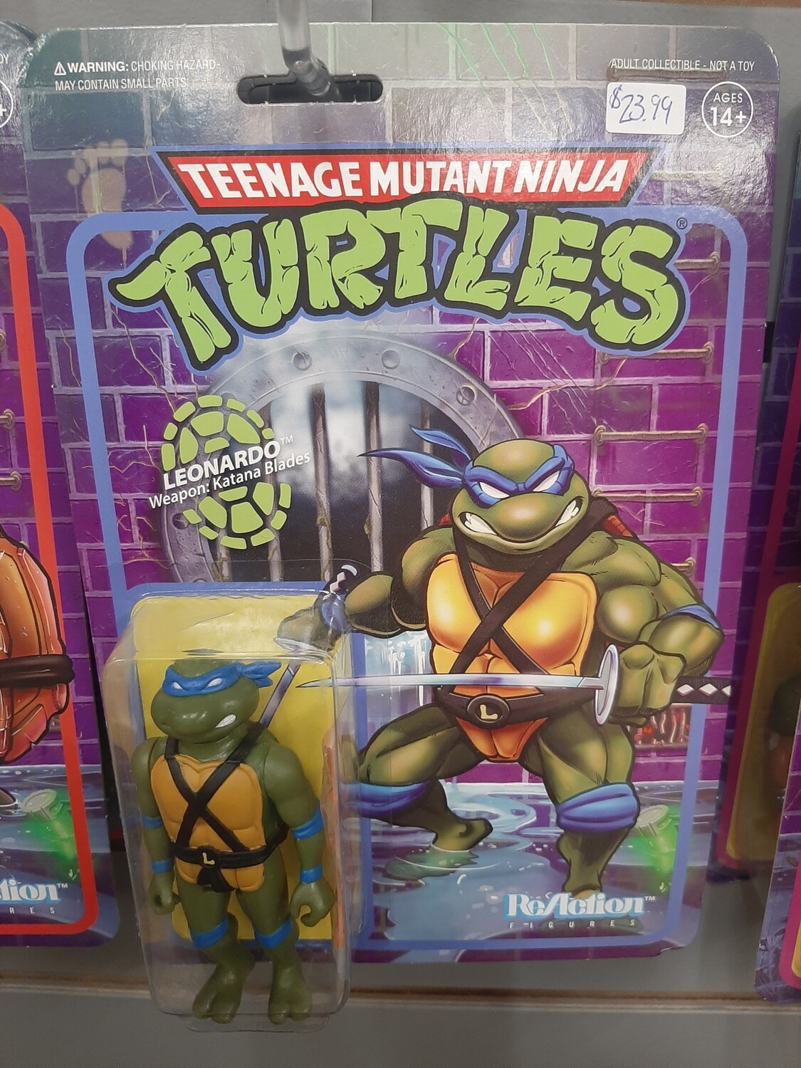 ReActor Figures Teenage Mutant Ninja Turtles Leonardo Weapon Katana Blades