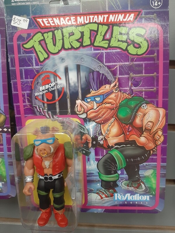 ReAction Figures Teenage Mutant Ninja Turtles Bebop Weapon: Shell Drill