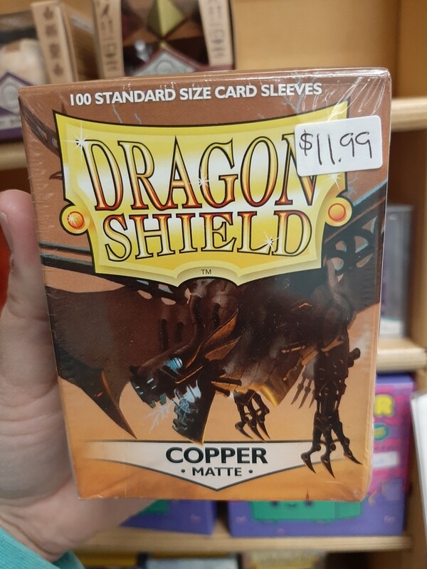 Dragon Sheild Copper Matte 100 Standard size card sleeves