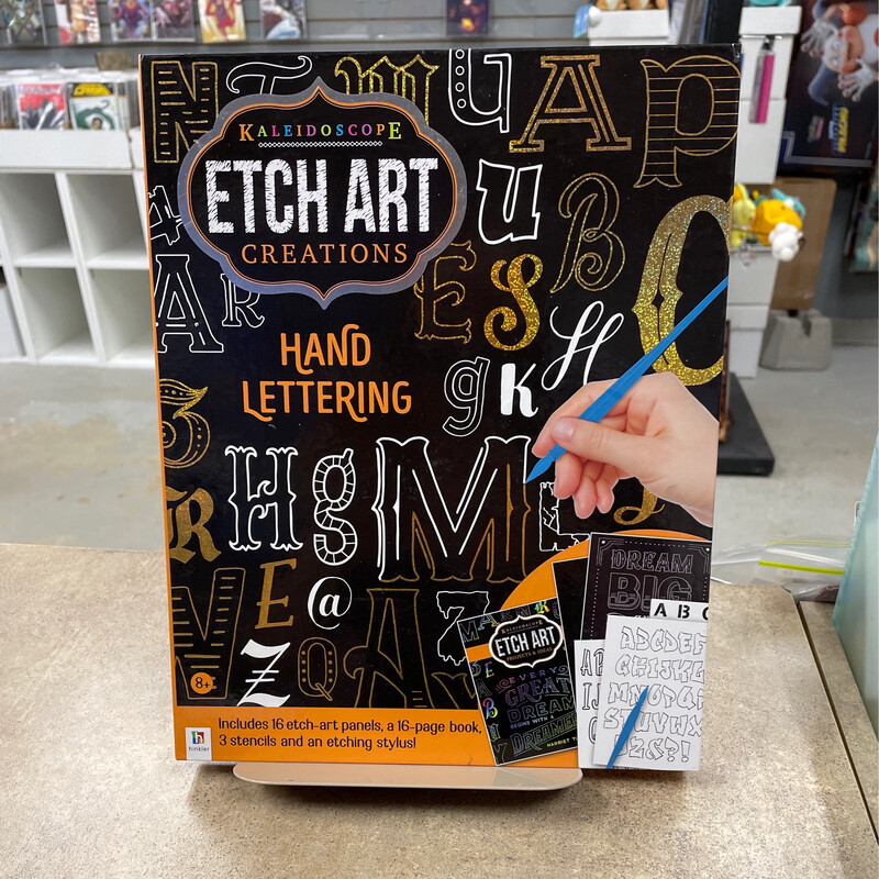 Etch Art Hand Lettering