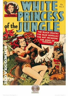 Poster A4 - White Princess of the Jungle Nr. 3