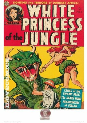 Poster A4 - White Princess of the Jungle Nr. 4