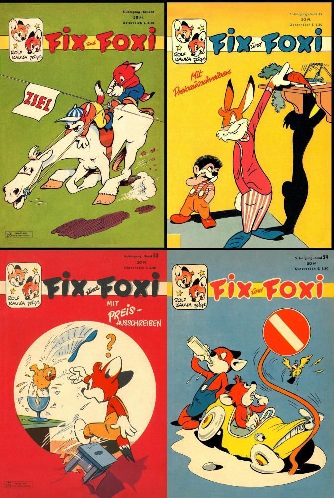 Fix und Foxi Nr. 51 - 54 zusammen