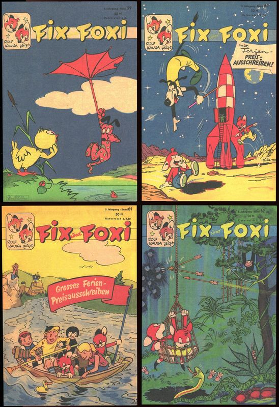 Fix und Foxi Nr. 59 - 62 zusammen Fix und Foxi Nr. 59 - 62 zusammen