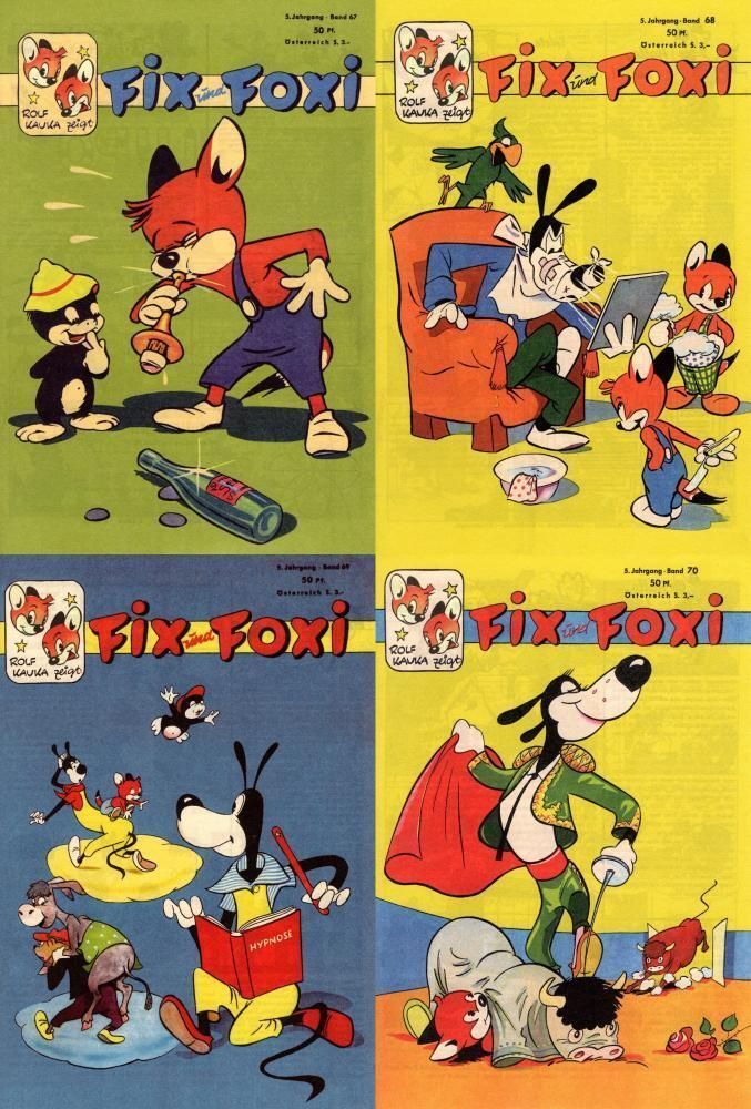 Fix und Foxi Nr. 67 - 70 zusammen