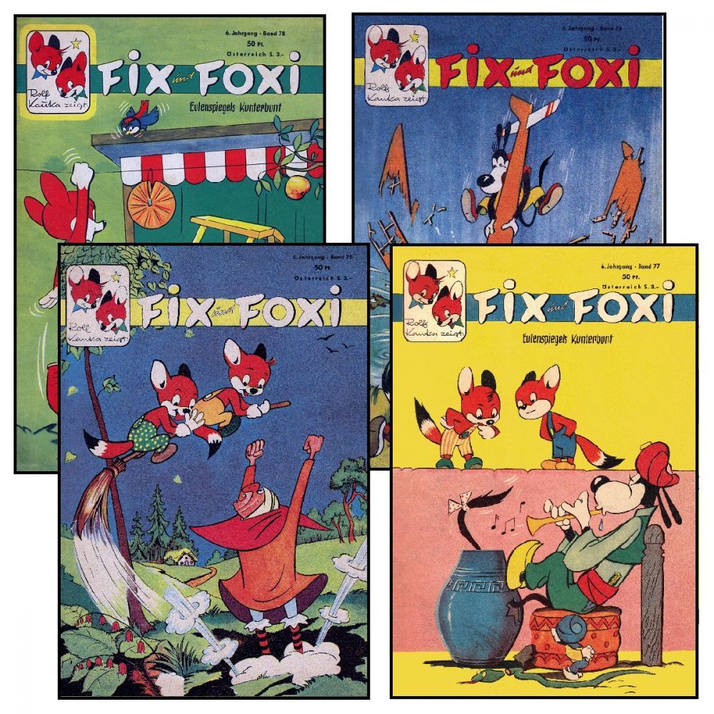 Fix und Foxi Nr. 75 - 78 zusammen