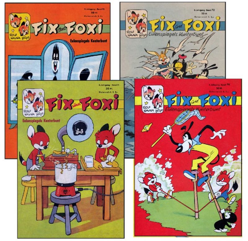 Fix und Foxi Nr. 71 - 74 zusammen Fix und Foxi Nr. 71 - 74 zusammen